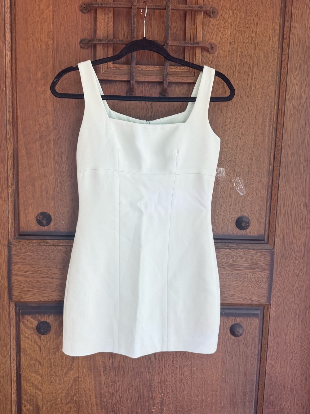 Bebe Mint Square Neck Mini Dress Size 2